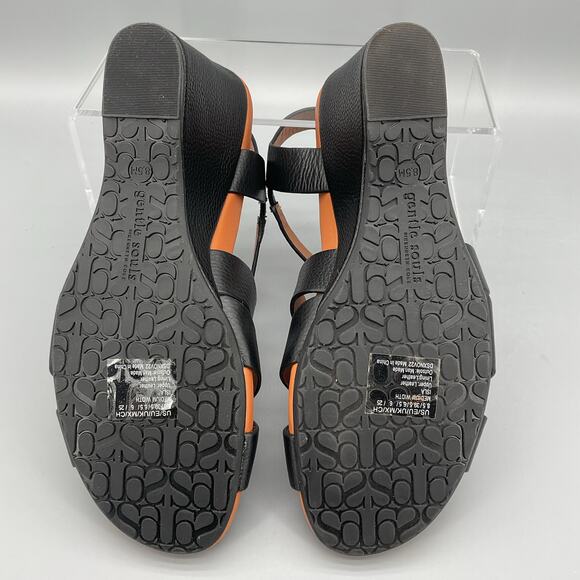 NEW Gentle Souls by Kenneth Cole Women’s Isla Wedge Black Size 8.5M - Picture 10 of 11